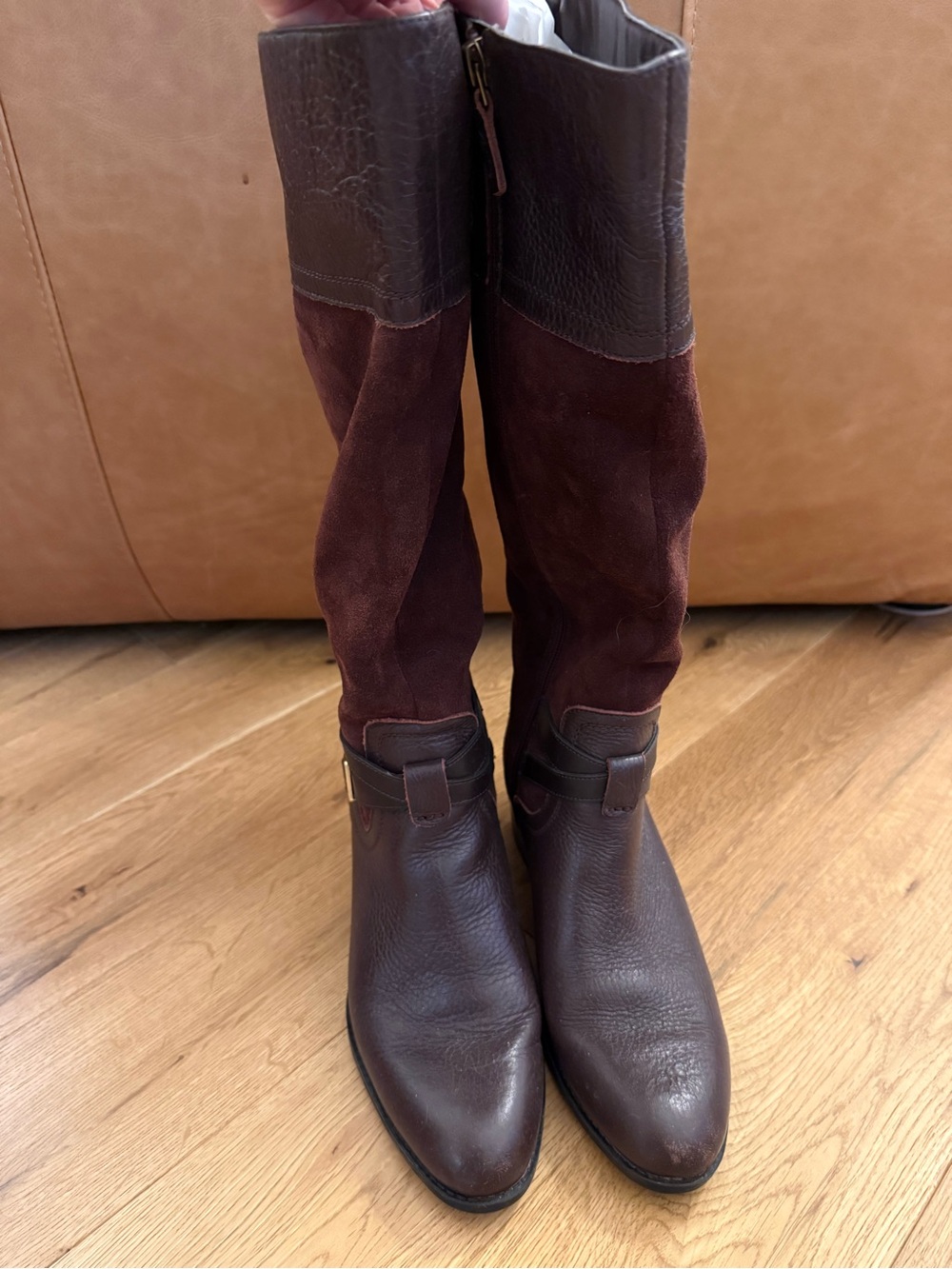 Franco Sarto leather & suede tall Women's Boots